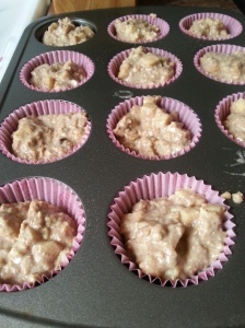 Before| Apple Whole Wheat Muffins